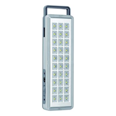 China Factory direct sale INDOOR cheap price portable and rechargeable low MOQ 30 chips led emergency light for sale