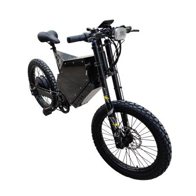 China 2021 Hottest Aluminum Alloy Enduro E-Bike Mountain Tires 80km/h 5000W 72V Lithium Battery High Speed ​​Entertainment for sale