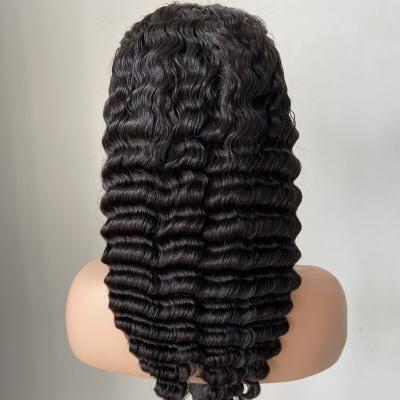 China Brazilian Lace Frontal Wigs Brazilian Hd Body Wave Hair Deep Curl Water Wave Hair Wigs Black And Gold 12A Lace Front Wigs Hair for sale