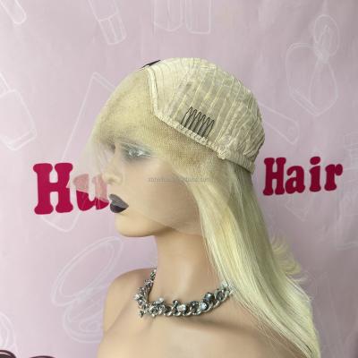 China Healthy Comfortable Swiss Top Whole Sale 613 Lace 200 Density Virgin Hair Piece Wig Human Hair Wigs Bangs Virgin Hair for sale