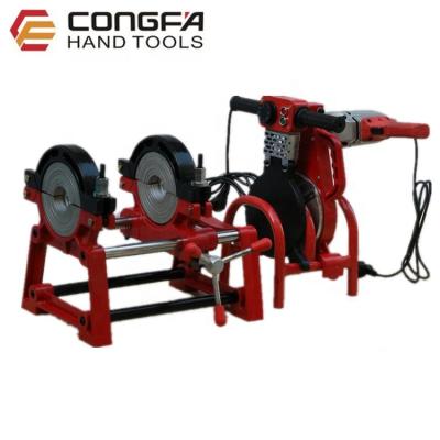 China Building Material Shops 63-200mm Manual HDPE PE Pipe Butt Fusion Welding Machine for sale