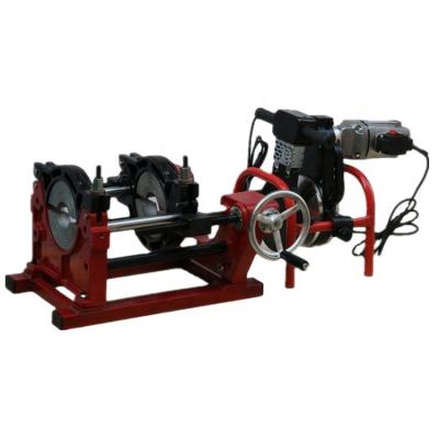 China Building Material Shops 63mm-200mm PE HDPE Pipe Manual Rolling Two Flange Butt Fusion Welding Machine for sale