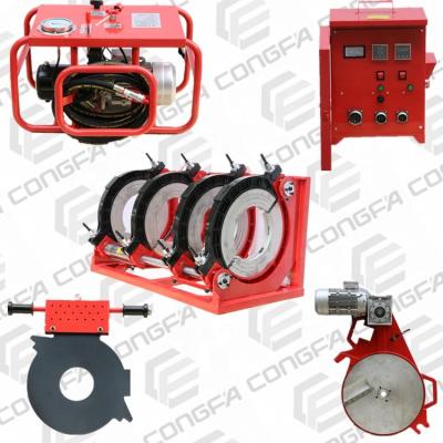 China Building Material Shops 280mm-450mm Polyethylene HDPE PE Pipe Butt Hydraulic Fusion Welding Machine for sale