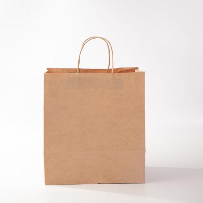 China Wholesale Disposable Paper Bag Cheap Kraft Paper Bag Take Away Brown Kraft Paper Bags for sale