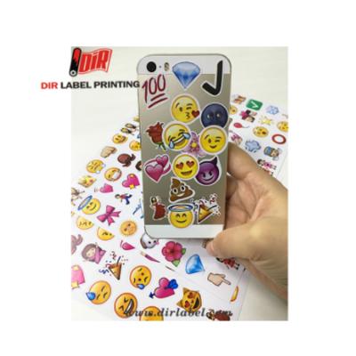 China wholesale custom mobile phone flashing self adhesive sticker for sale