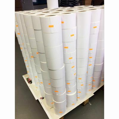 China Self adhesive printing custom blank paper roll blank waterproof labels for sale