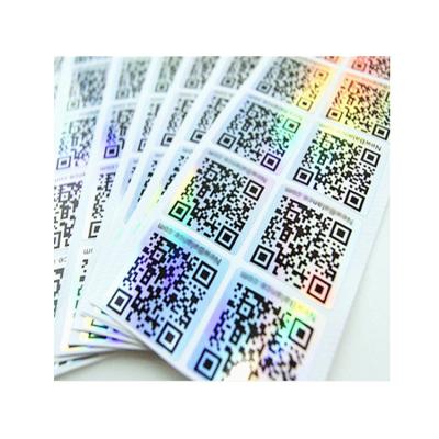 China Customized thermal paper stickers anti theft jewelry barcode labels for sale