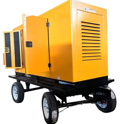 中国 1500RPM ドンフェンカンミンシ 100KVA モバイルサイレント発電機セット マラソンオルタネター 販売のため