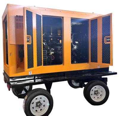 China 125 KVA mobiler Anhänger Dieselgenerator mit Tiefseemodule und Selbststart zu verkaufen