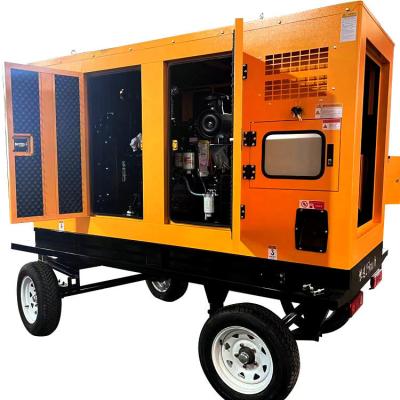 China Richtinginspuiting 100 kW Dongfeng Kangmingsi Diesel Generator Set voor mobiele trailer Te koop