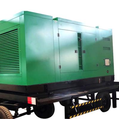 China 1800 RPM Klantenverzoek 500KVA Weichai mobiele trailer stille luidspreker generator set Te koop