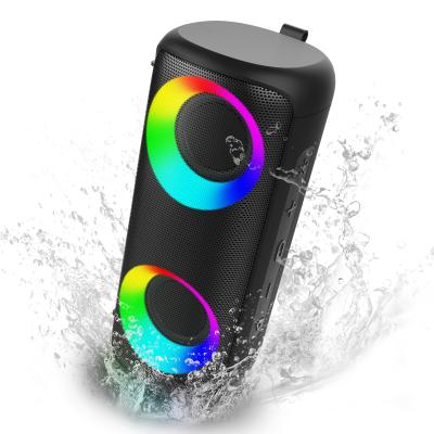 China Phone Function Led Bass Partybox Karaoke Speakers Blue-tooth Lightweight Wireless Party Speaker Outdoor Wireless Speaker for sale