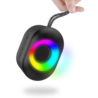 China Wholesale Outdoor Portable Colorful Led Waterproof Wireless Stereo Speakers Phone Function Speakers Blue-tooth with LED Light for sale