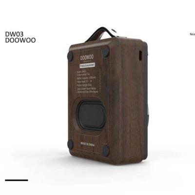 China Wooden Portable Outdoor Wireless Loudspeakers Waterproof Loudspeaker Garden Loudspeaker for sale