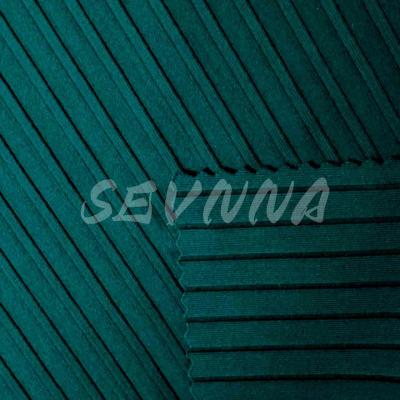 China 91% Recycled 260gsm Stretch Nylon Spandex Fabric Te koop