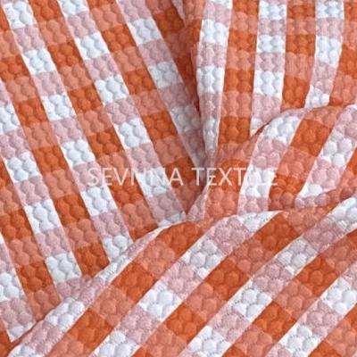 Κίνα Ανακυκλωμένο ωκεανός Activewear πλέκει Gingham υφάσματος Jacquard το μπικίνι Swimwear προς πώληση