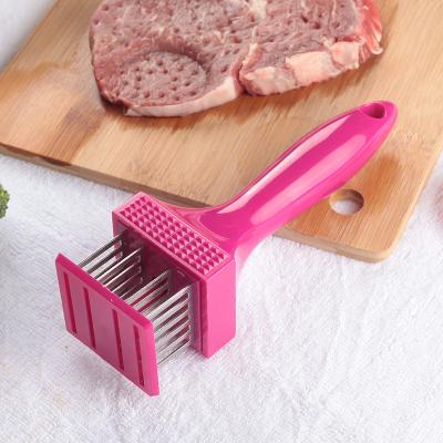 China Hot Sale Professional Meat Needle Stainless 21/24 Steel Meat Tenderizer Blades Manual Meat Tenderizer en venta