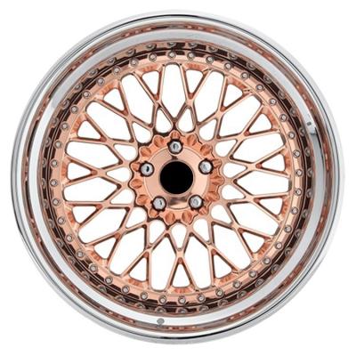 China 18 19 20 21 aviation aluminum 6061 double biplate forging custom car wheel pcd5x114.3 forged car wheel for sale