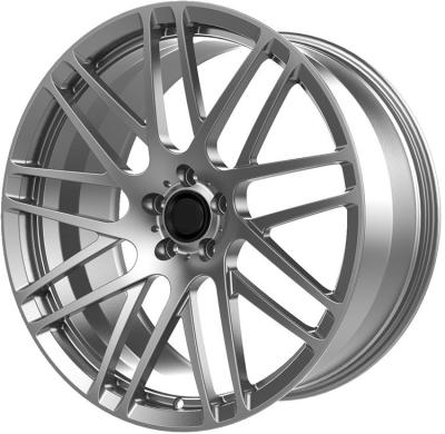 China Mesh design gray paint 18 inch automobile rim forged alloy wheel 20 inch modified 5x112 5x120 5x114 3suppliers wheels for sale