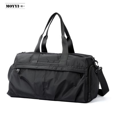 China Customized Wholesale Hot Sales Outdoor Mens Luggage Travel Waterproof Unisex Gym Sports Travel Duffel Bag For Men Black Shoes And Clothes for sale