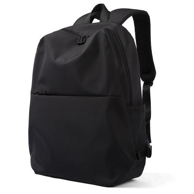 China Oxford Cloth Waterproof Backpack For Women Men Daily Lightweight Solid Soft Soft Waterproof Day Fashion Black for sale