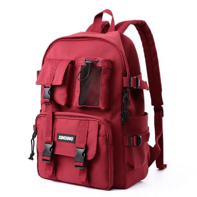 China 2021 High Quality Daily Waterproof Material Two Color Oxford Backpack All-match Waterproof School Backpack for sale