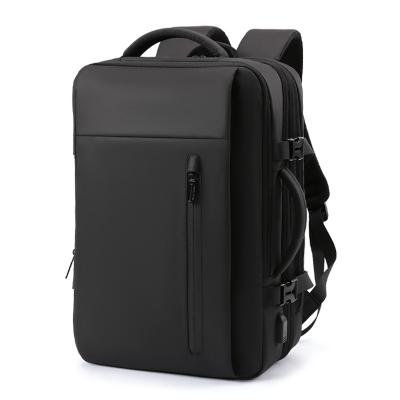 China With USB Laptop Bag Laptop Backpacks Business Smart USB Computing Custom Travel Large Capacity Waterproof For Men Soft Fashion Black for sale