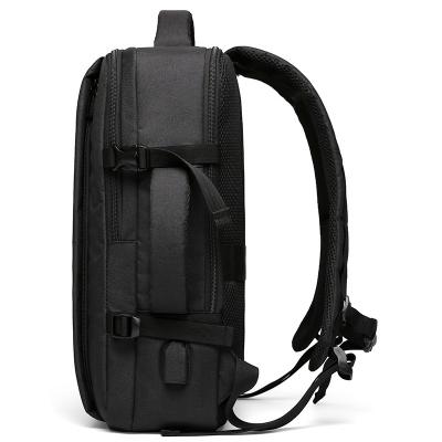 China Black High End Large Capacity Fashion Backpack School Travel Anti-theft Business Art Backpack for sale