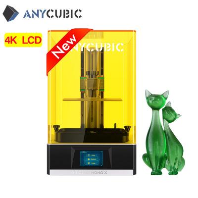 China Resin Volume 192*120*245mm Build Anycubic Photon Mono X High Resolution 3D Printer 3D Printer Remote Control And Big Printer for sale