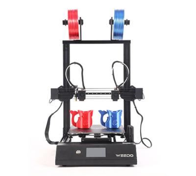 China Weedo X40 dule 3d printer 3d printer 300*300*400mm automatic upgrade 3d printing machine factory sale direct upgrade 3d impresora for sale