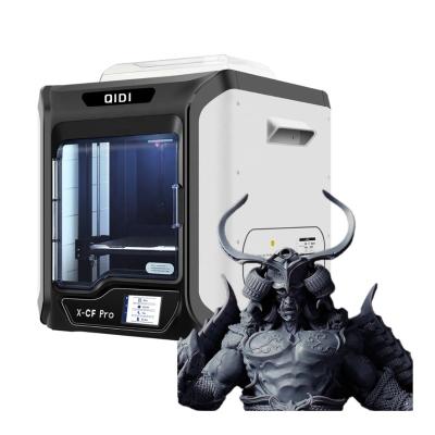 China Dual z axis QIDI X-CF pro 3D printer 300*250*300mm carbon nylon fiber automatic smart upgrade wifi stable industrial control for sale