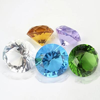 China Wholesale Glass Diamond Paperweight Clear Decorative K9 Crystal Diamonds For Home Decoration from Europe for sale