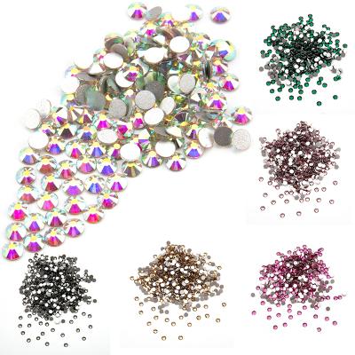 China Best Quality Glass Nail Art Flatback Rhinestone Mix Color Ss12 from Flatback Pujiang for sale