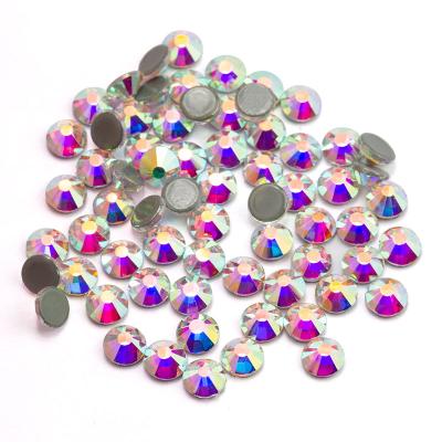 China Wholesale Quality Flatback Bulk Stone Fix ab Dmc Flat Back Hot Glass Crystal Rhinestones for sale