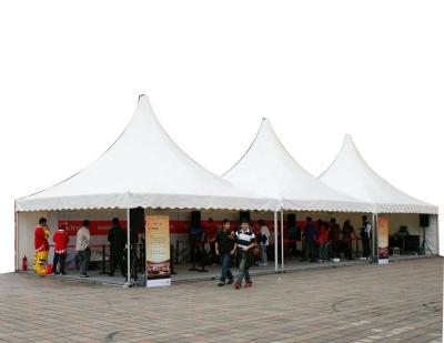 China Extruded Aluminum Alloy 6*6m Hard pressed Pagoda Tent , Event Pagoda Tent for sale