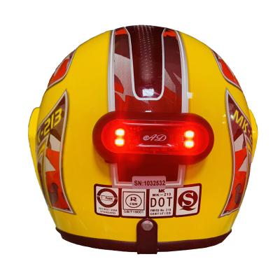 China Universal Rechargeable LED Helmet Light Universal Car Motorcycle ABS USB Scooter Helmet Light Electric Scooter Helmet Light for sale