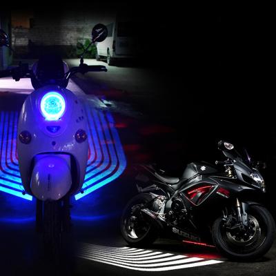 China Cool Luz trasera de motocicleta safety A-pair aluminum aeronautical angel wings tail light motorcycle led lights for sale