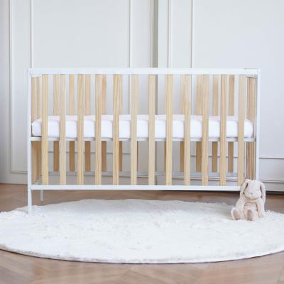 China Modern Portable Crib BENO Newborn Baby Cuna Wood Children Bedside Baby Cradle for sale