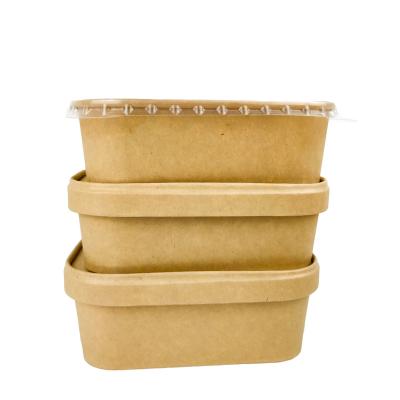 China Cheap Disposable Professional Manufacture Take Away Lunch Boxes Kraft Paper Packing Box For Food for sale