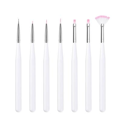 China Beauty Painting Tools 20 Kinds Style Nail Art Brushes Set Nail Art Pen Painting Tools with Gel Brush for DIY Home Nail Manicure Salon for sale