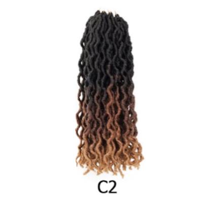 China 2021 new curly hair hair extension supplies synthetic braided hair european style hair wig for sale