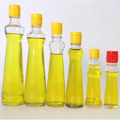 China 100ml180ml220ml250ml350ml410mlSmall Food Mouth Screw Cap Sealing Sesame Oil Glass Edible Bottle For Kitchen for sale