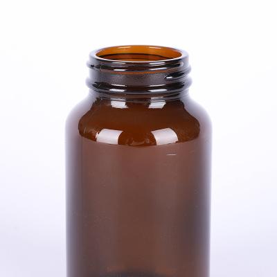 China Medicine Brown Glass Bottle 50ml Capsule Bottle Lab Reagent Bottle Clear Dark Brown Transparent Glass Sample for sale