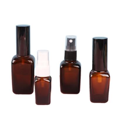 China Cosmetic the quartet essence oil spray bottle cosmetics packing bottle. She is light brown for sale