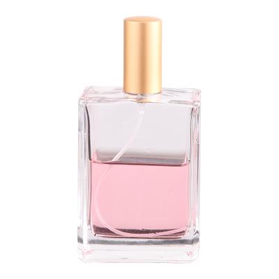 China Partial Transparent Glass Perfume Bottles Small To Square Perfume Glass Cosmetics Bottles Ms. Bottles for sale