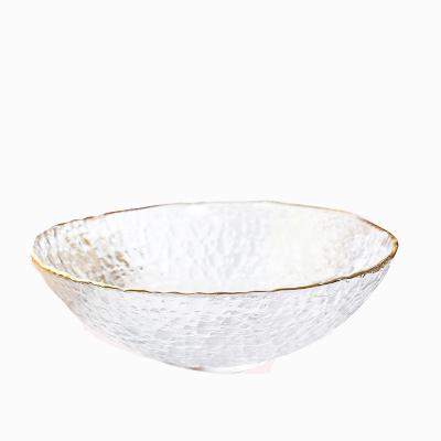 China Food Cannon green glass bowl of breakfast Phnom Penh fruit and vegetable salad bowl dessert glass bowl in the kitchen for sale