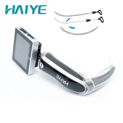 China Portable Card Anesthesia Emergency Room 8GB Memory Video Laryngoscope With Disposable Blade for sale