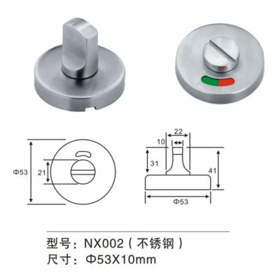 China Van de de Draaideur van de roestvrij staalduim van de de Knopdeur de Montagehardware voor Toiletdeur Te koop