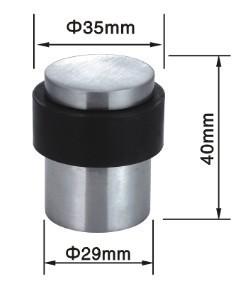 China O cetim lustrou paradas de porta interior de aço inoxidável 30x40mm à venda