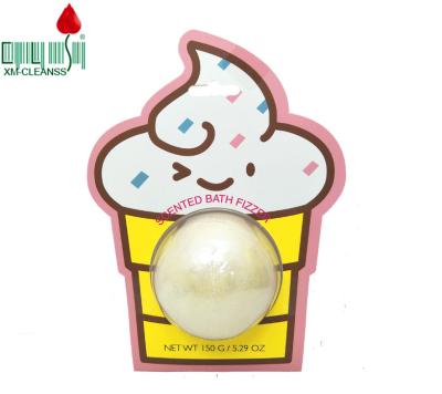 China Bath & Body Care Bath & Body Care OEM Private Label Ice Cream Packing Bath Salt Bombs Gift Set Bath And Body Care 2000 Sets Customized Accept Customer Request 150G for sale